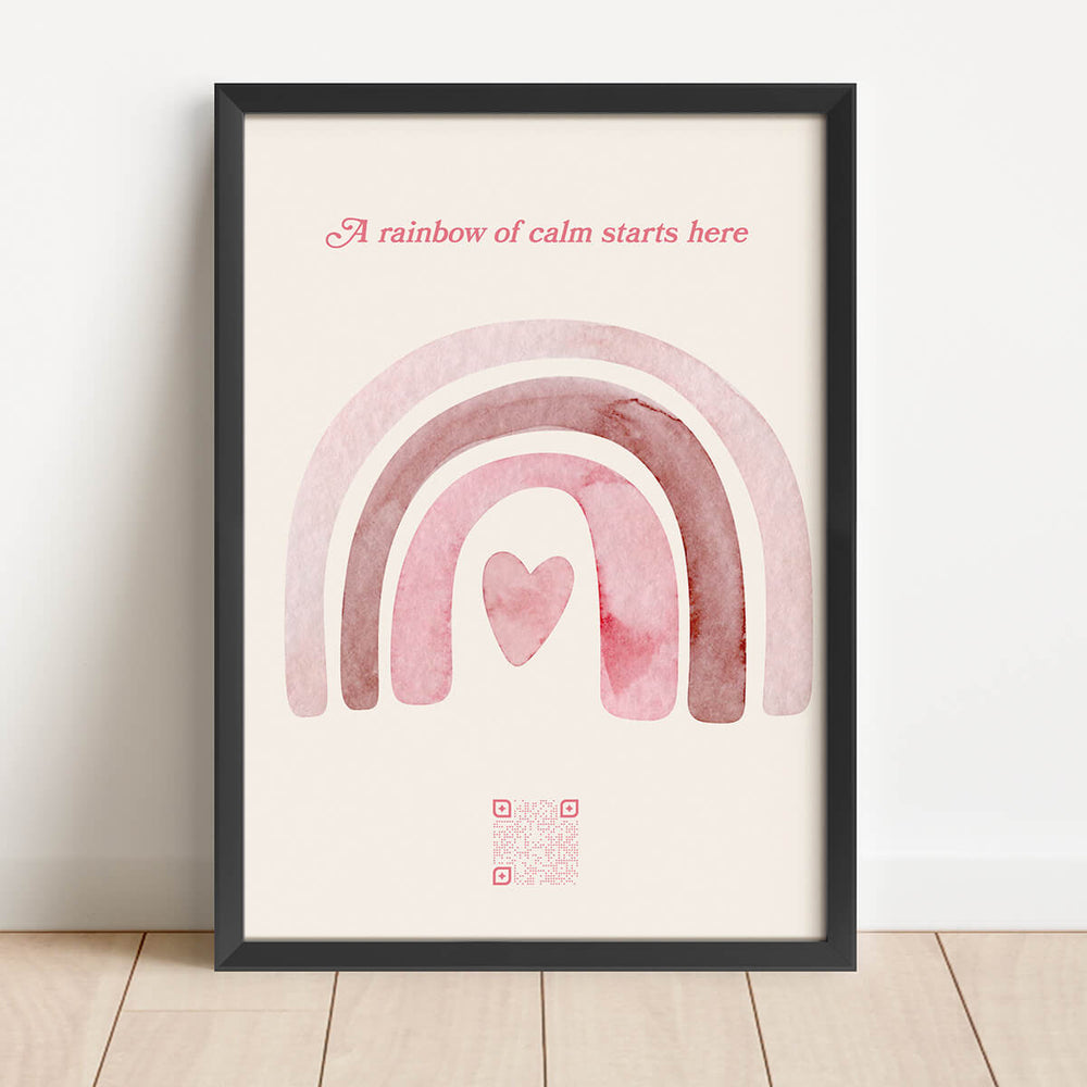 Meditatie - Een regenboog van kalmte begint hier