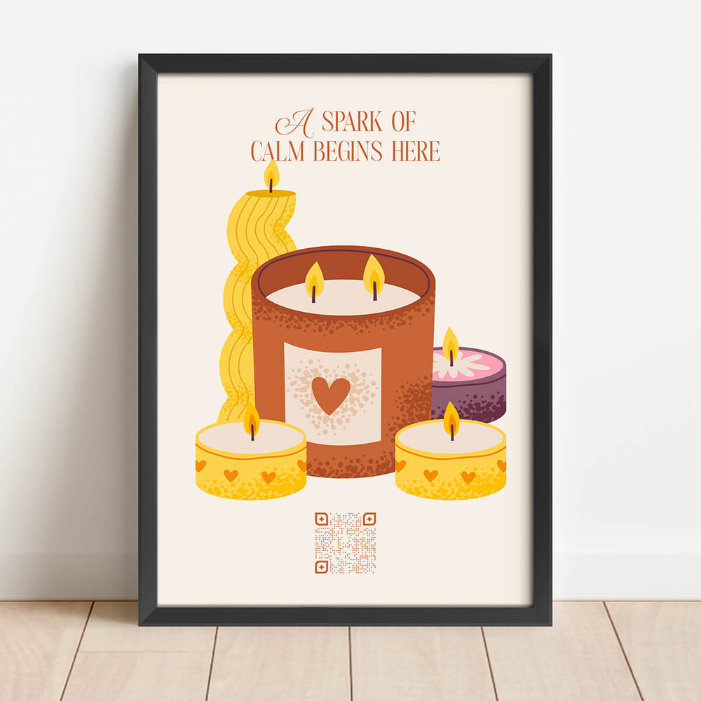 Meditatie - Een vonk van kalmte begint hier