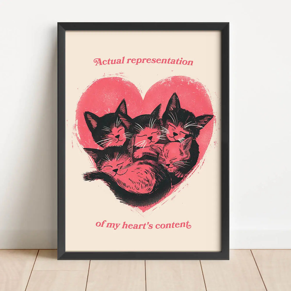 Werkelijke weergave van de inhoud van mijn hart