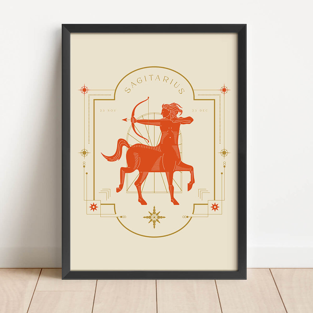 Vintage dierenriem-Boogschutter