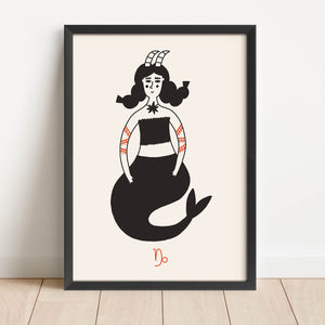 Vrouw teken-Steenbok thumbnail-image-1